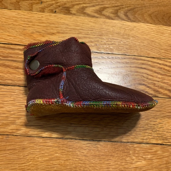 Other - Toddler Genuine Leather and Wool Slippers - Fits 12-24 months